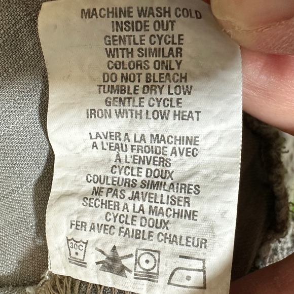 Level 99 Linen blend floral print Pants tapered Leg Utility Jogger, sz S - Picture 4 of 6